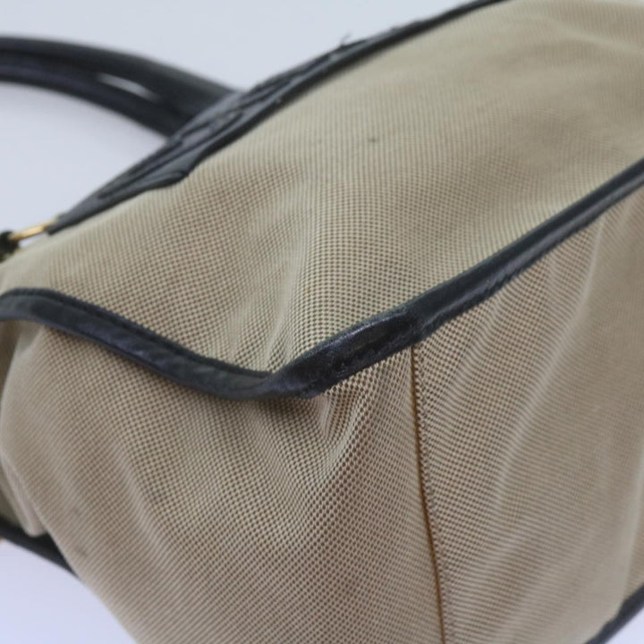 Chloe Harley Hand Bag Canvas Leather Beige 01 10 51 6008 yk10852
