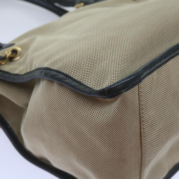 Chloe Harley Hand Bag Canvas Leather Beige 01 10 51 6008 yk10852