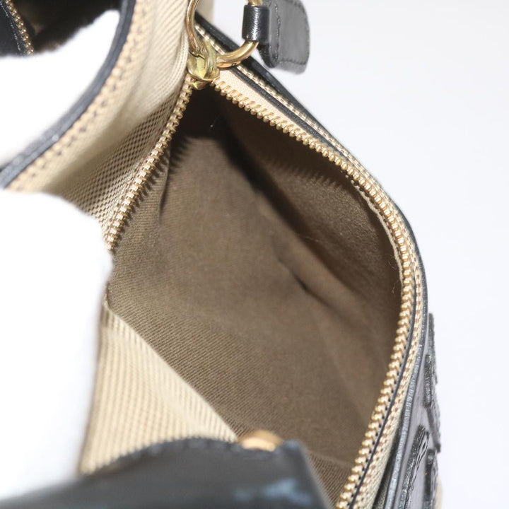 Chloe Harley Hand Bag Canvas Leather Beige 01 10 51 6008 yk10852