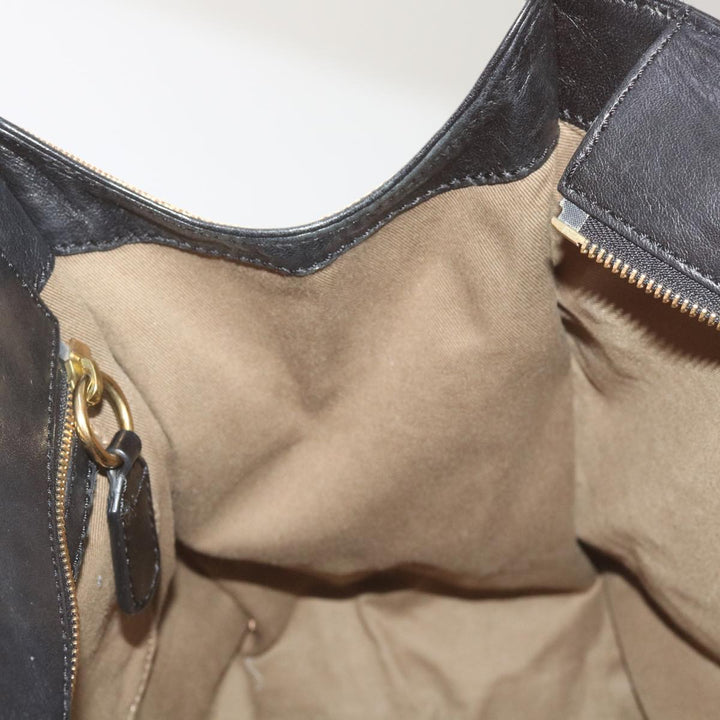 Chloe Harley Hand Bag Canvas Leather Beige 01 10 51 6008 yk10852