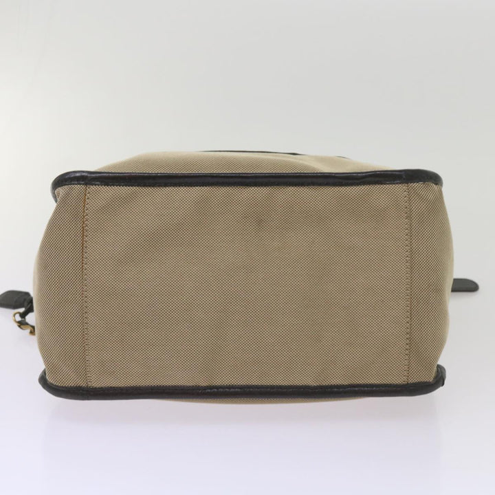 Chloe Harley Hand Bag Canvas Leather Beige 01 10 51 6008 yk10852