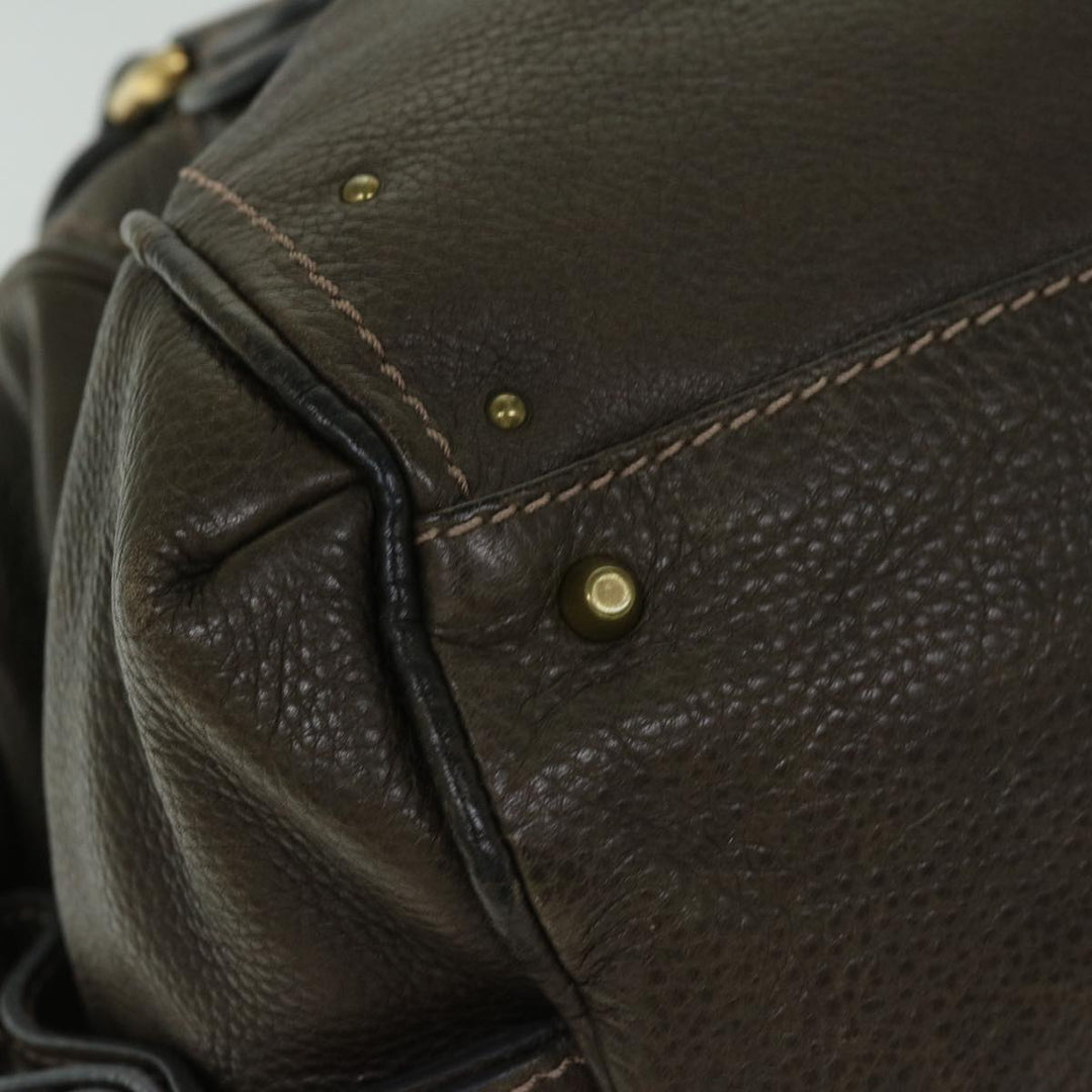 Chloe Paddington Shoulder Bag Leather Brown 03 09 51 5243 yk10862