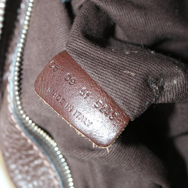 Chloe Paddington Shoulder Bag Leather Brown 03 09 51 5243 yk10862