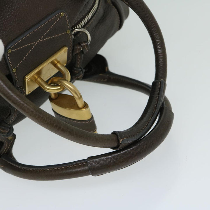 Chloe Paddington Shoulder Bag Leather Brown 03 09 51 5243 yk10862