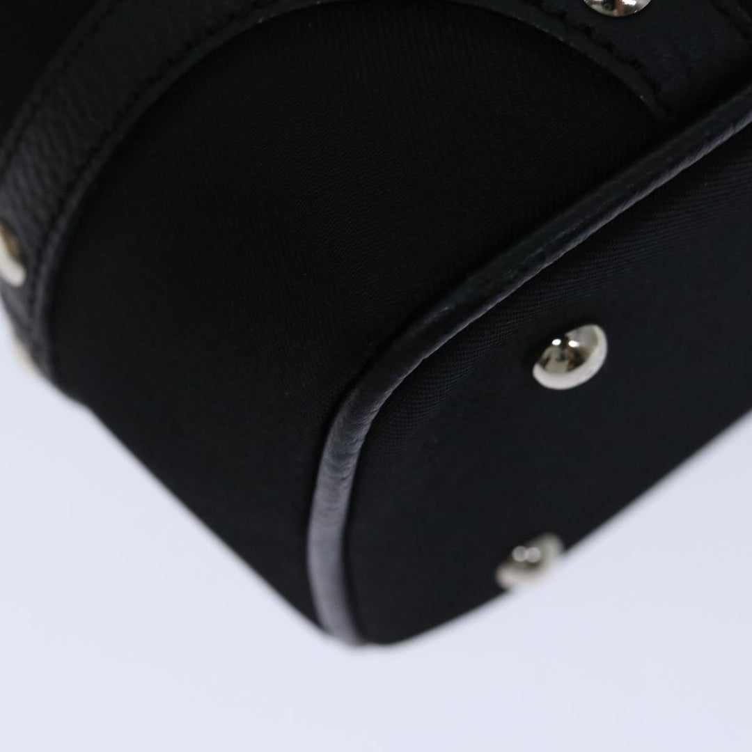 Burberry Nova Check Shoulder Bag Nylon Beige Black Auth yk11086