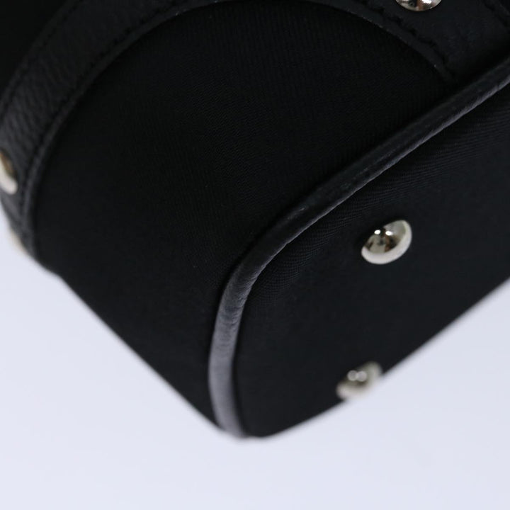 Burberry Nova Check Shoulder Bag Nylon Beige Black Auth yk11086