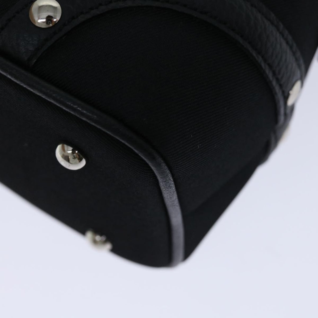 Burberry Nova Check Shoulder Bag Nylon Beige Black Auth yk11086