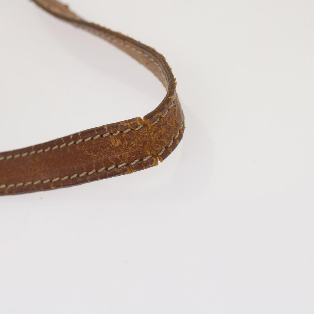 Celine Macadam Canvas Hand Bag PVC 2way Brown Auth yk11221