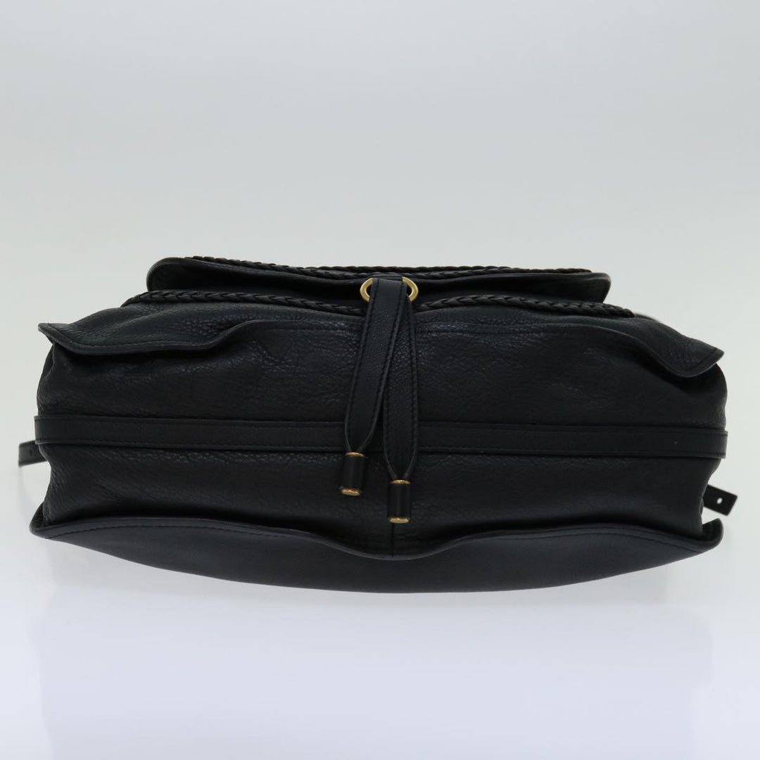 Chloe Mercy Hand Bag Leather 2way Black yk11313