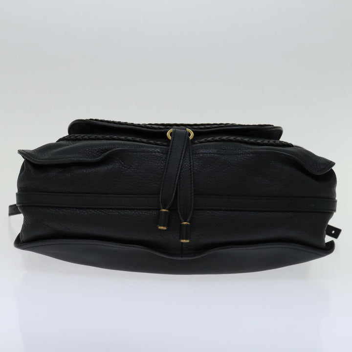 Chloe Mercy Hand Bag Leather 2way Black yk11313