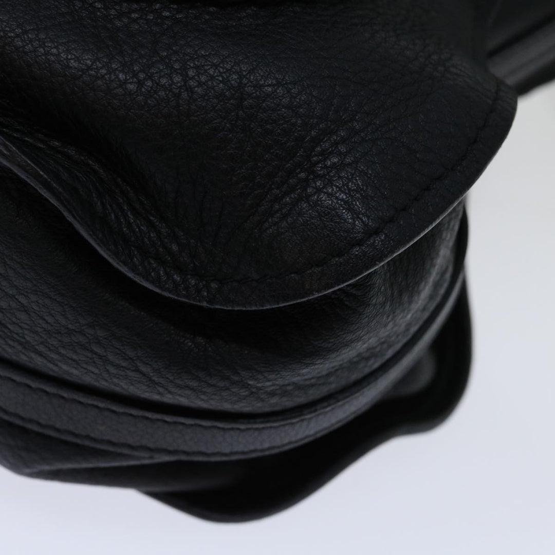 Chloe Mercy Hand Bag Leather 2way Black yk11313