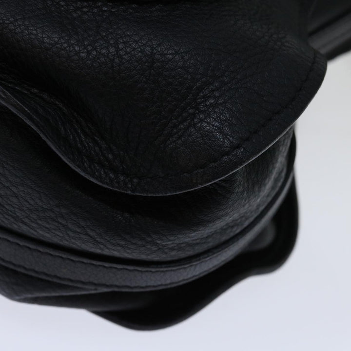 Chloe Mercy Hand Bag Leather 2way Black yk11313