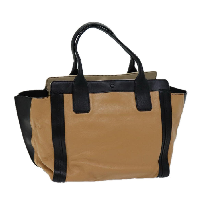 Chloe Hand Bag Leather Beige 01 14 50 65 yk11323