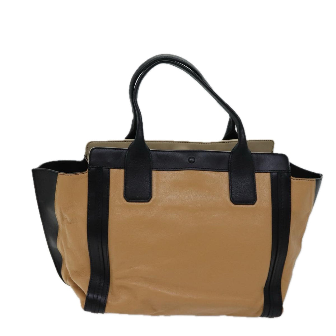 Chloe Hand Bag Leather Beige 01 14 50 65 yk11323