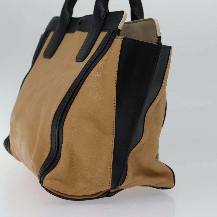 Chloe Hand Bag Leather Beige 01 14 50 65 yk11323