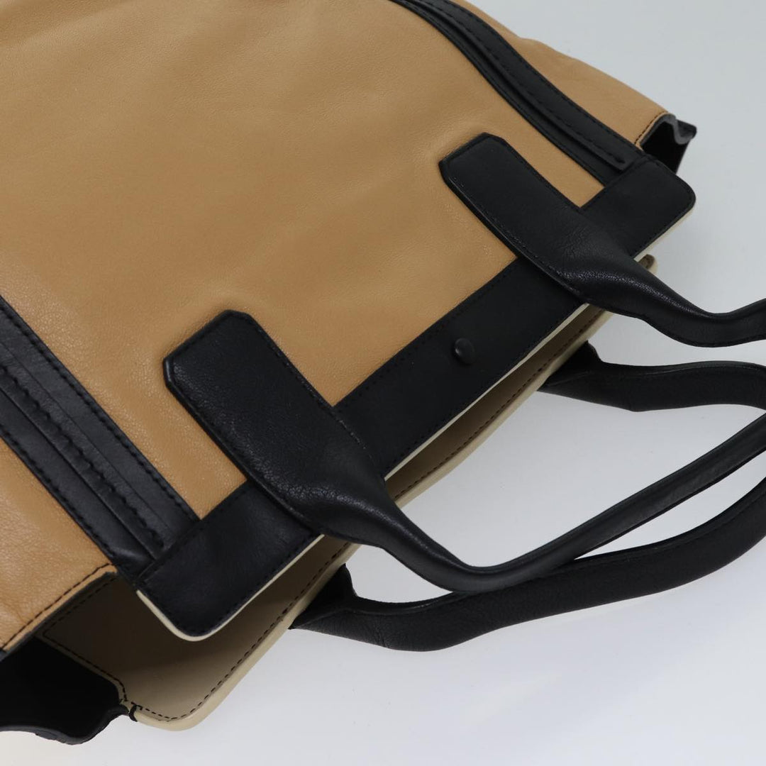 Chloe Hand Bag Leather Beige 01 14 50 65 yk11323