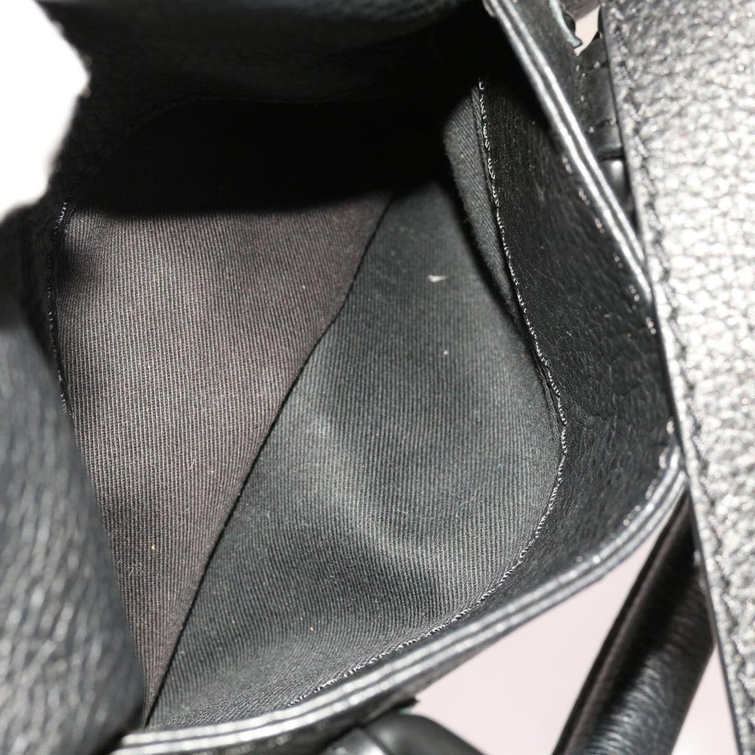 Chloe Paddington Hand Bag Leather 2way Black 04 06 53 yk11349