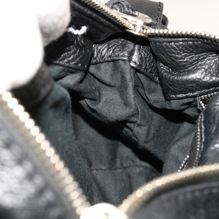Chloe Paddington Hand Bag Leather 2way Black 04 06 53 yk11349