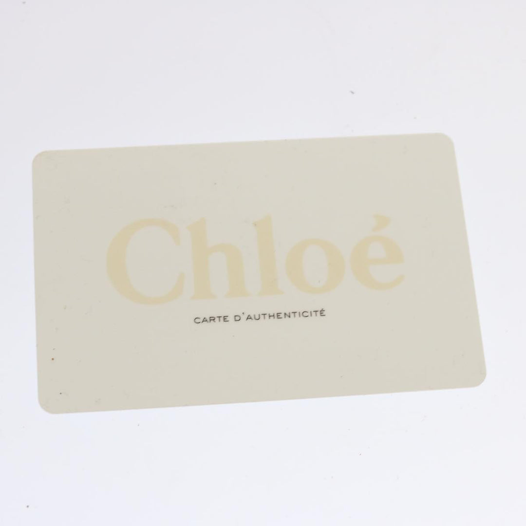 Chloe Hand Bag Leather Black yk11424