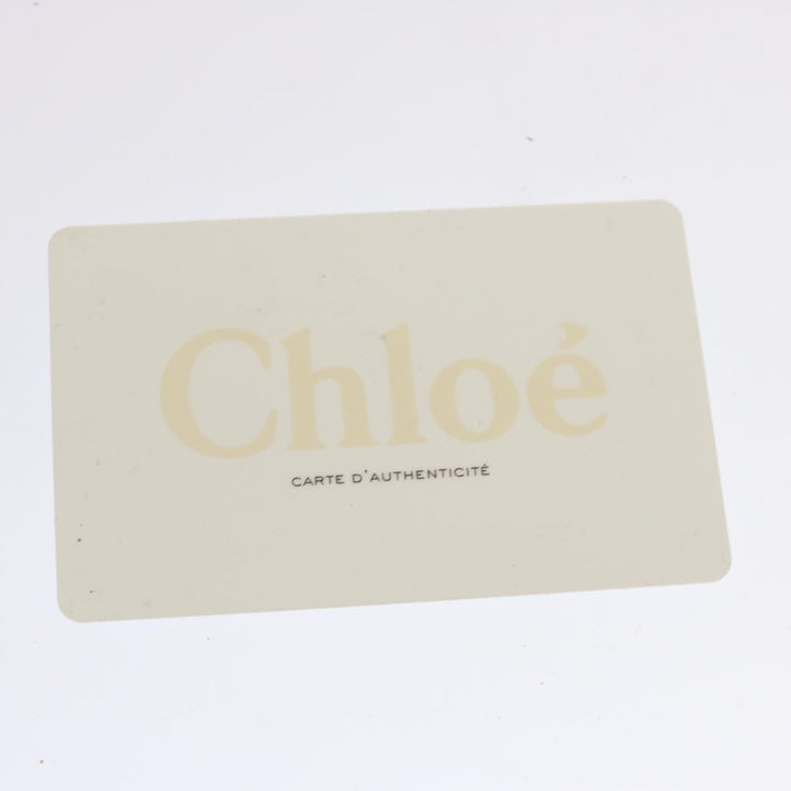 Chloe Hand Bag Leather Black yk11424