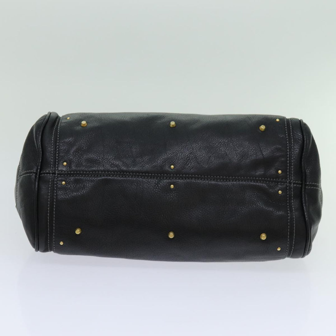 Chloe Paddington Hand Bag Leather Black yk11486