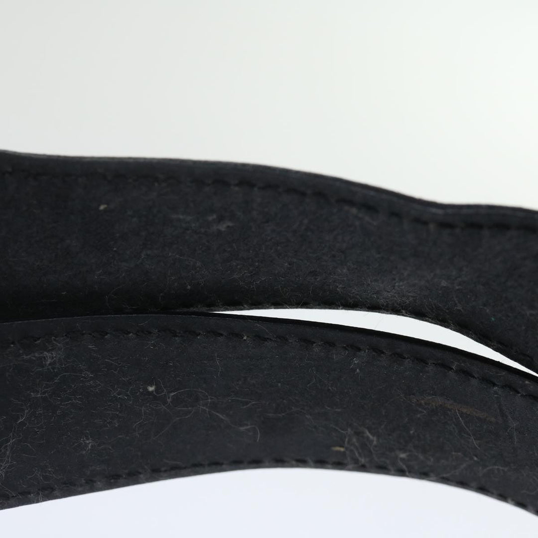 Celine Macadam Canvas Shoulder Bag PVC Black Auth yk11787