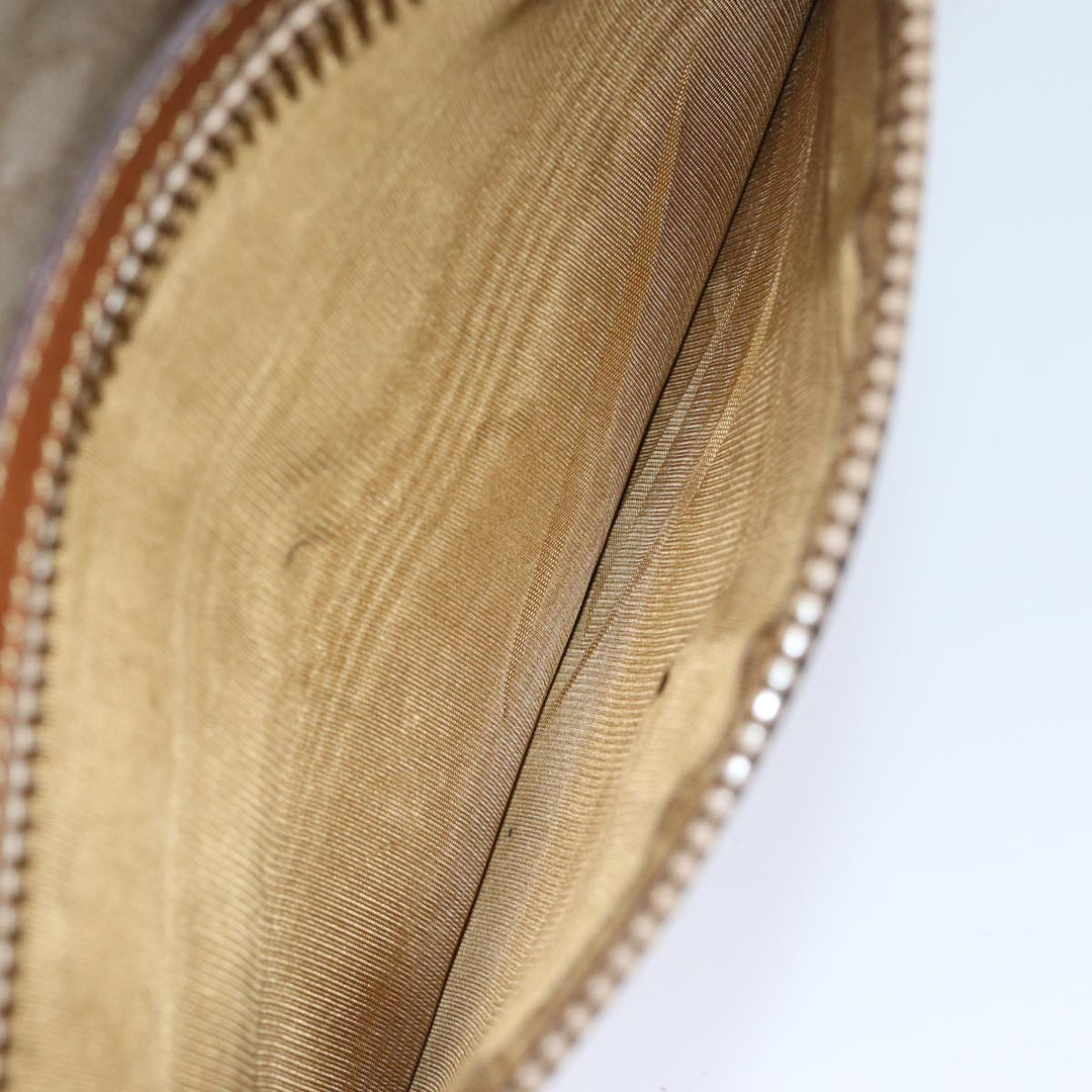 Celine Macadam Canvas Clutch Bag Beige Auth yk11947