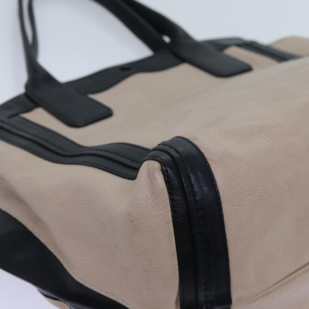 Chloe Hand Bag Leather Beige yk11964