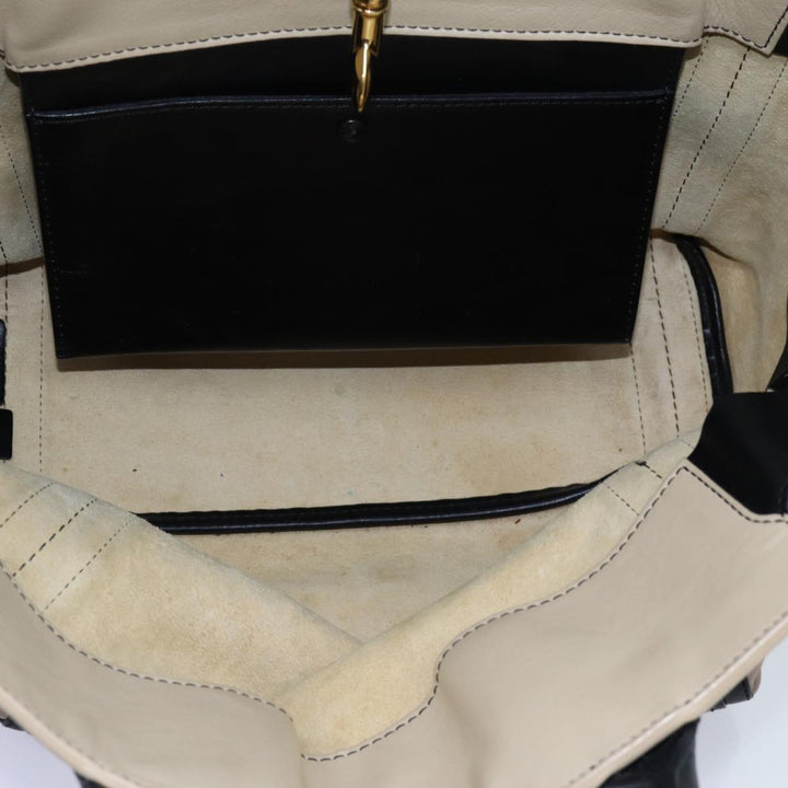 Chloe Hand Bag Leather Beige yk11964