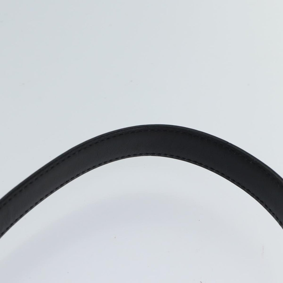 Celine Shoulder Bag Leather Black 11965