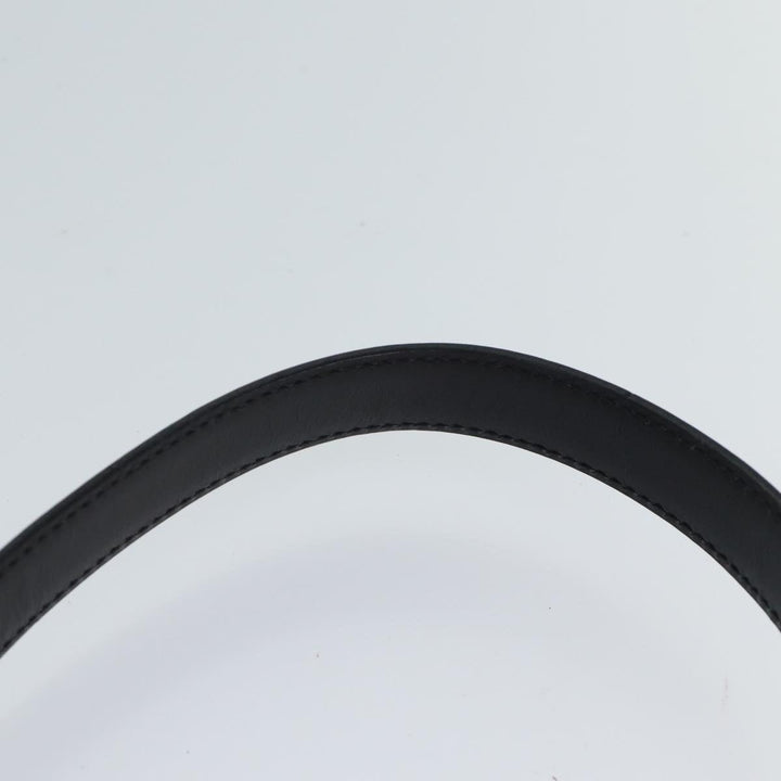 Celine Shoulder Bag Leather Black 11965