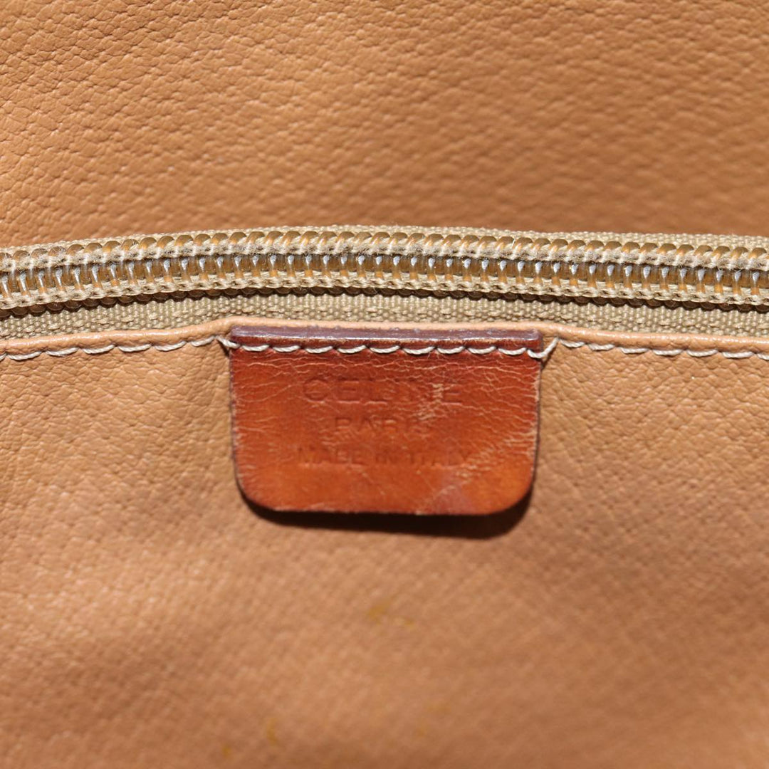 Celine Macadam Canvas Tote Bag PVC Brown Auth yk11973