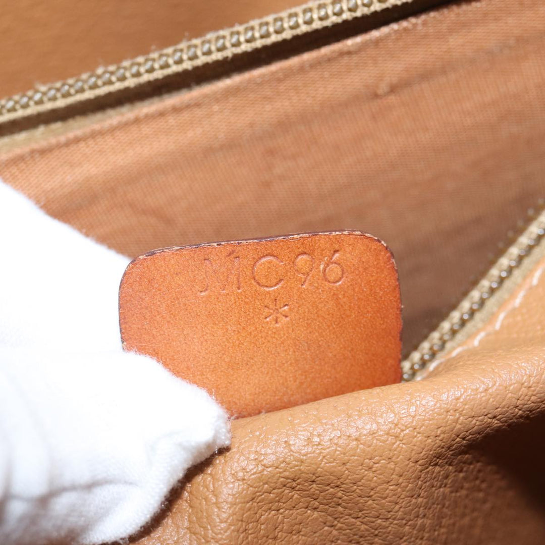 Celine Macadam Canvas Tote Bag PVC Brown Auth yk11973