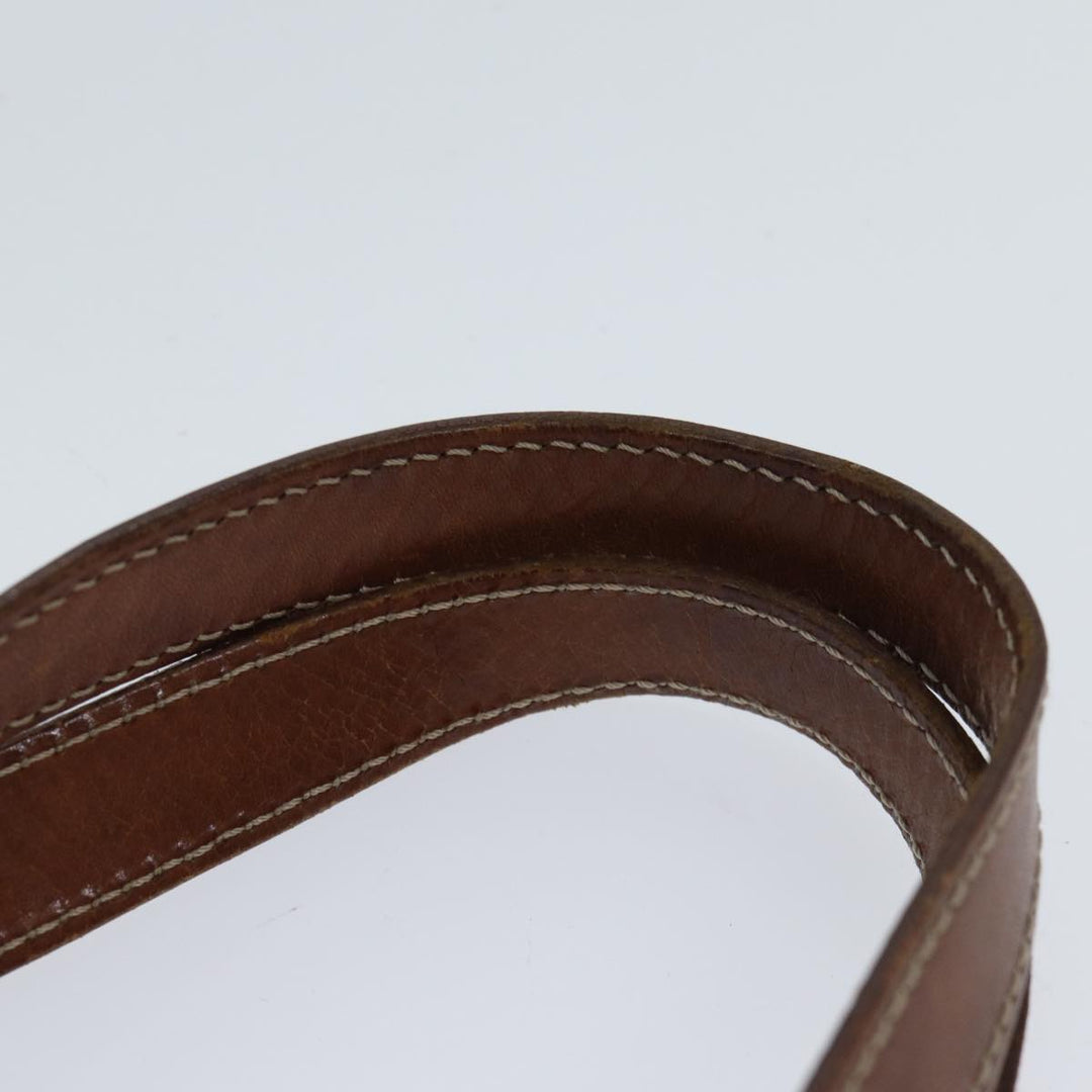 Celine Macadam Canvas Tote Bag PVC Brown Auth yk11973