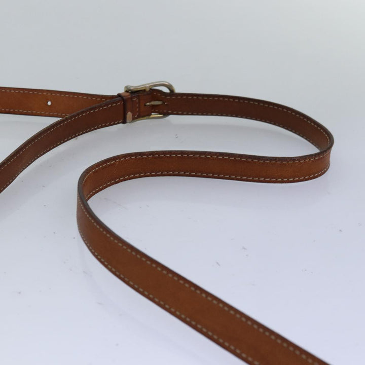 Celine Macadam Canvas Shoulder Bag PVC Brown Auth yk12235