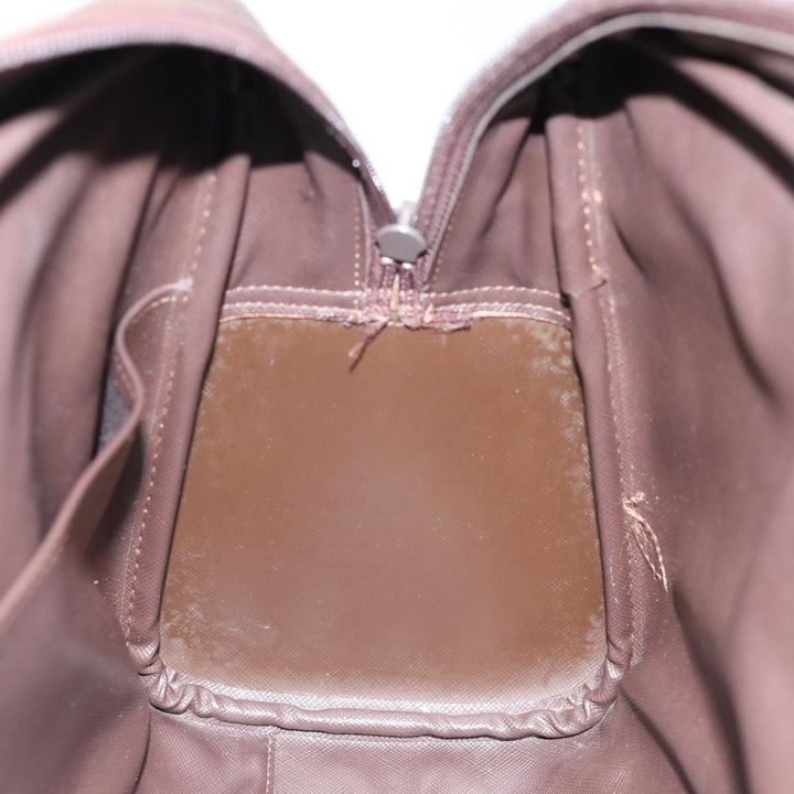 BurberrySs Nova Check Hand Bag Canvas Beige Auth yk12280