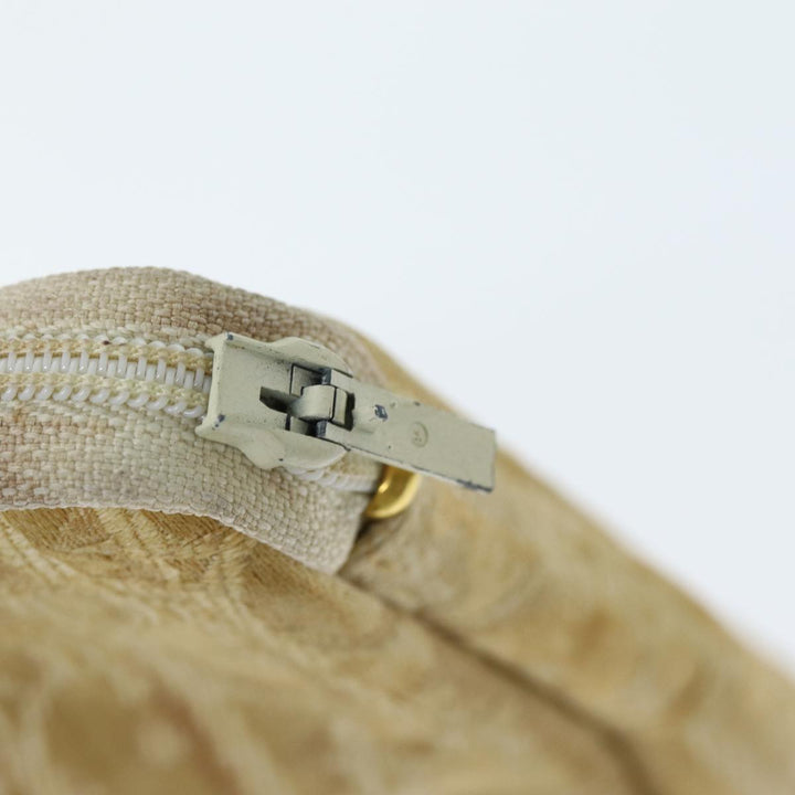 CHRISTIAN Top quality Dior Trotter Canvas Clutch Bag Beige Auth yk12284