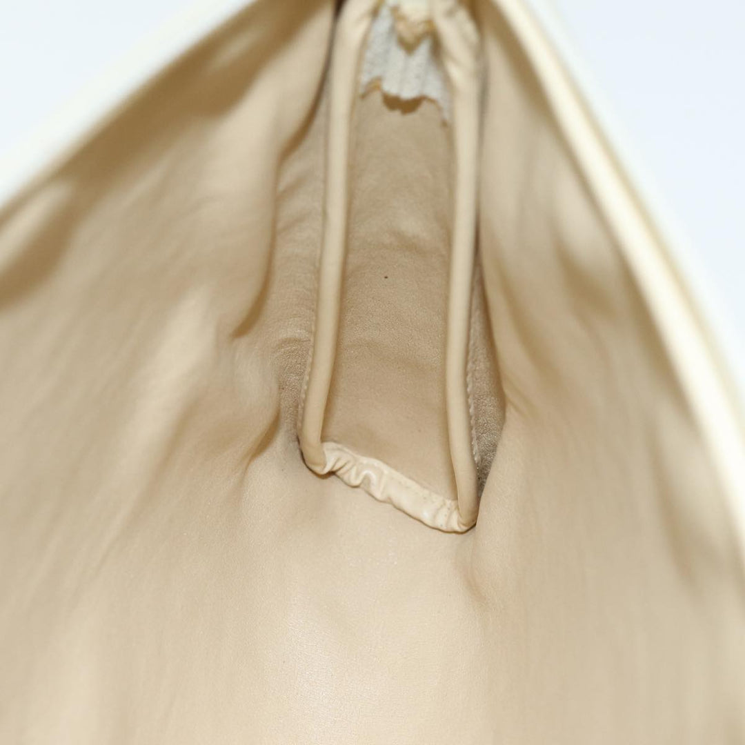 CHRISTIAN Top quality Dior Trotter Canvas Clutch Bag Beige Auth yk12284