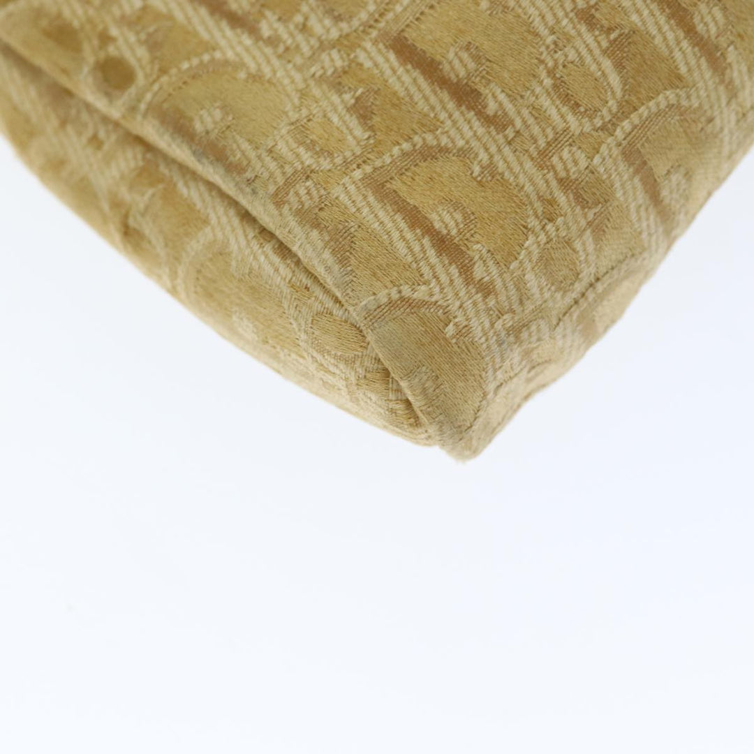 CHRISTIAN Top quality Dior Trotter Canvas Clutch Bag Beige Auth yk12284