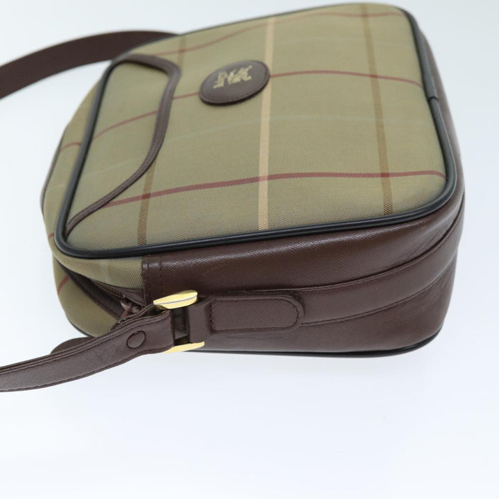BurberrySs Nova Check Shoulder Bag Canvas Beige Auth yk12298