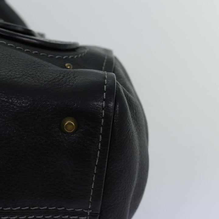 Chloe Paddington Shoulder Bag Leather Black yk12335
