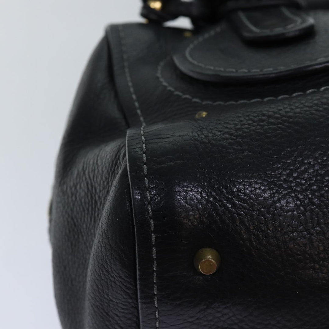 Chloe Paddington Shoulder Bag Leather Black yk12335