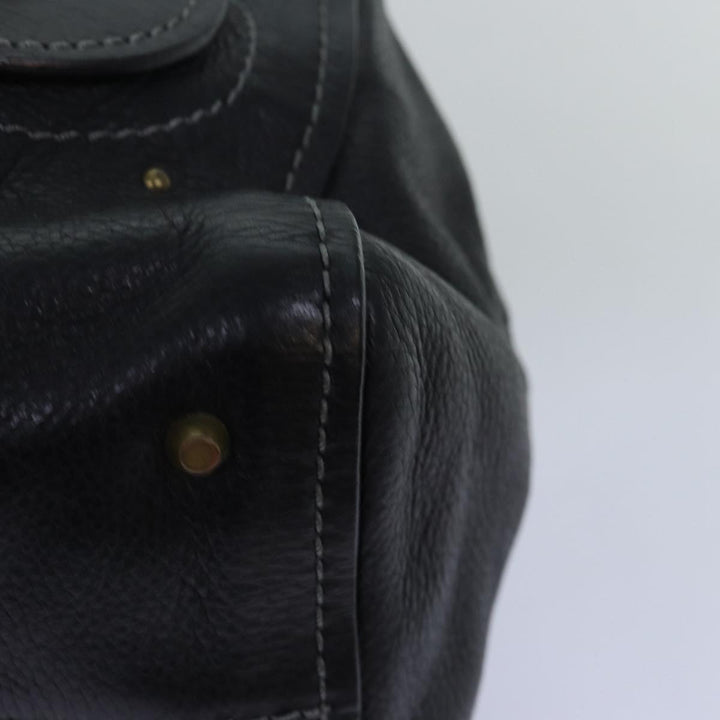 Chloe Paddington Shoulder Bag Leather Black yk12335