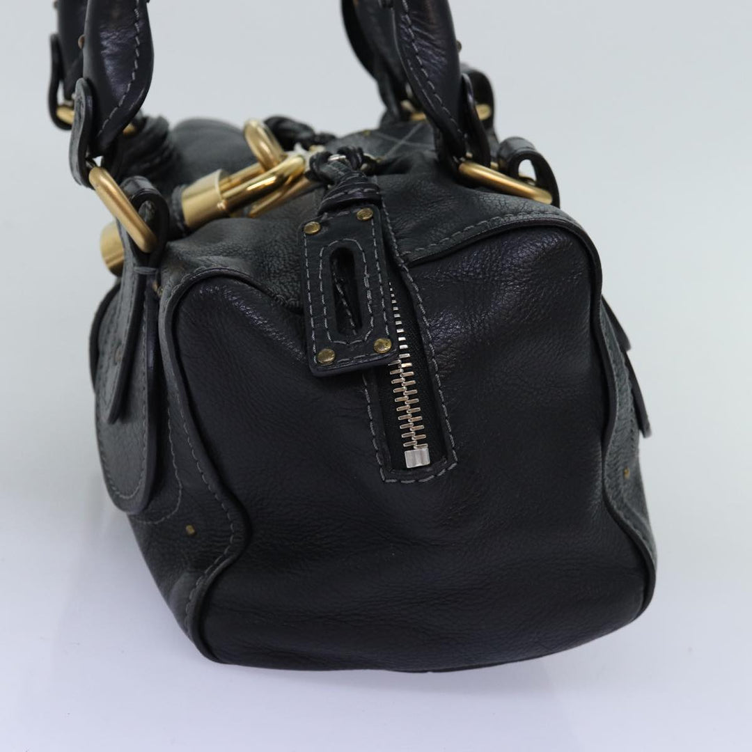 Chloe Paddington Shoulder Bag Leather Black yk12335