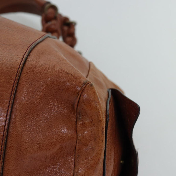 Chloe Tote Bag Leather Brown yk12336