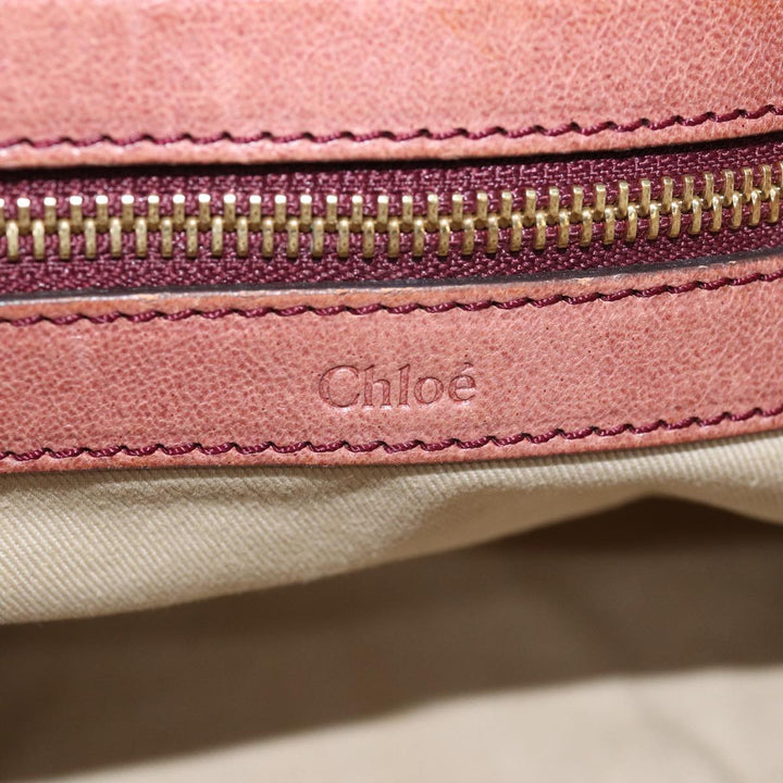 Chloe Tote Bag Leather Brown yk12336