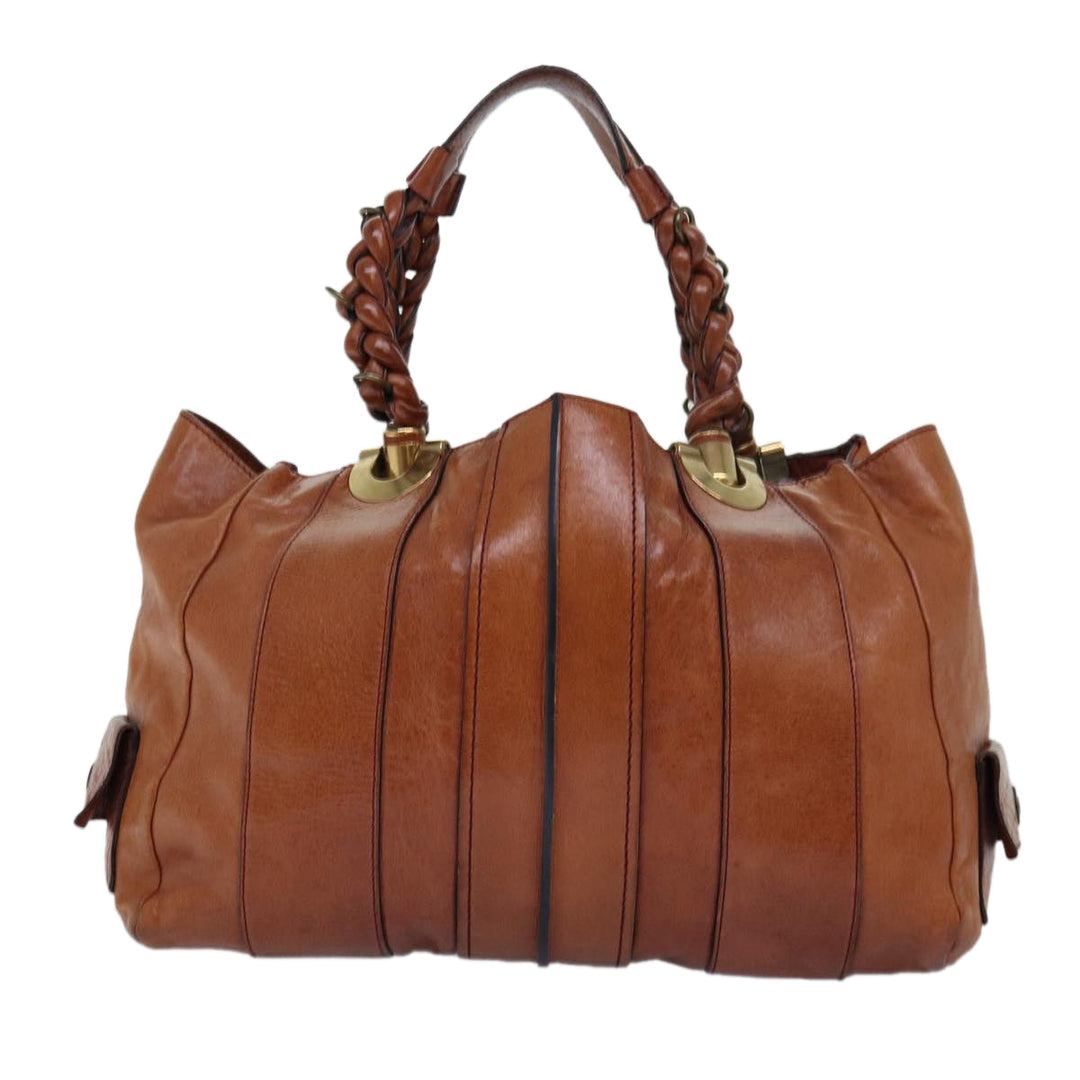 Chloe Tote Bag Leather Brown yk12336