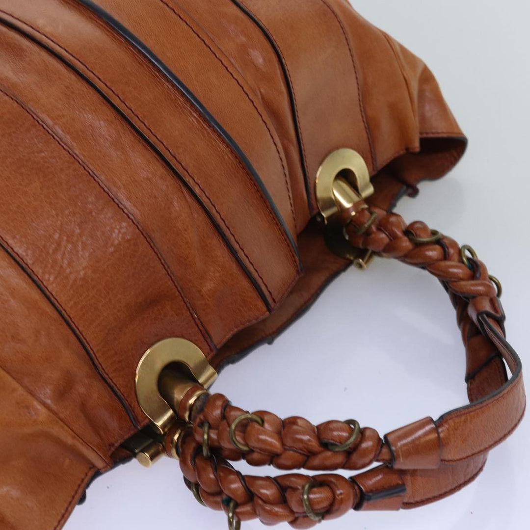Chloe Tote Bag Leather Brown yk12336