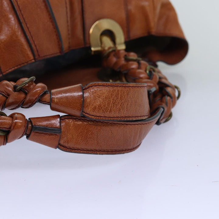 Chloe Tote Bag Leather Brown yk12336