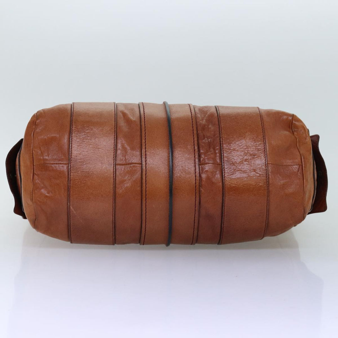 Chloe Tote Bag Leather Brown yk12336